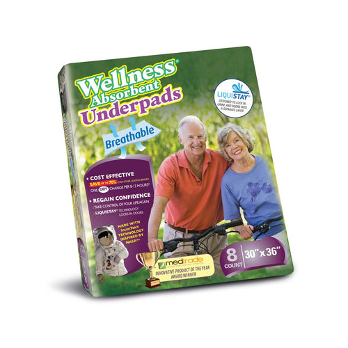 Product of Wellness Absorbent Breathable Underpads